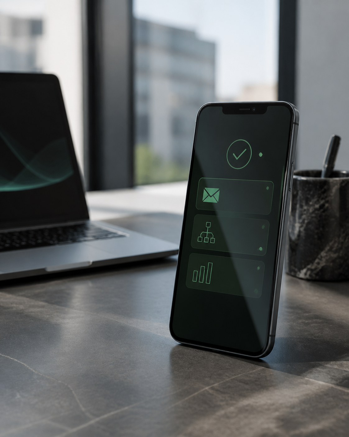 Mobiele interface voor business automation