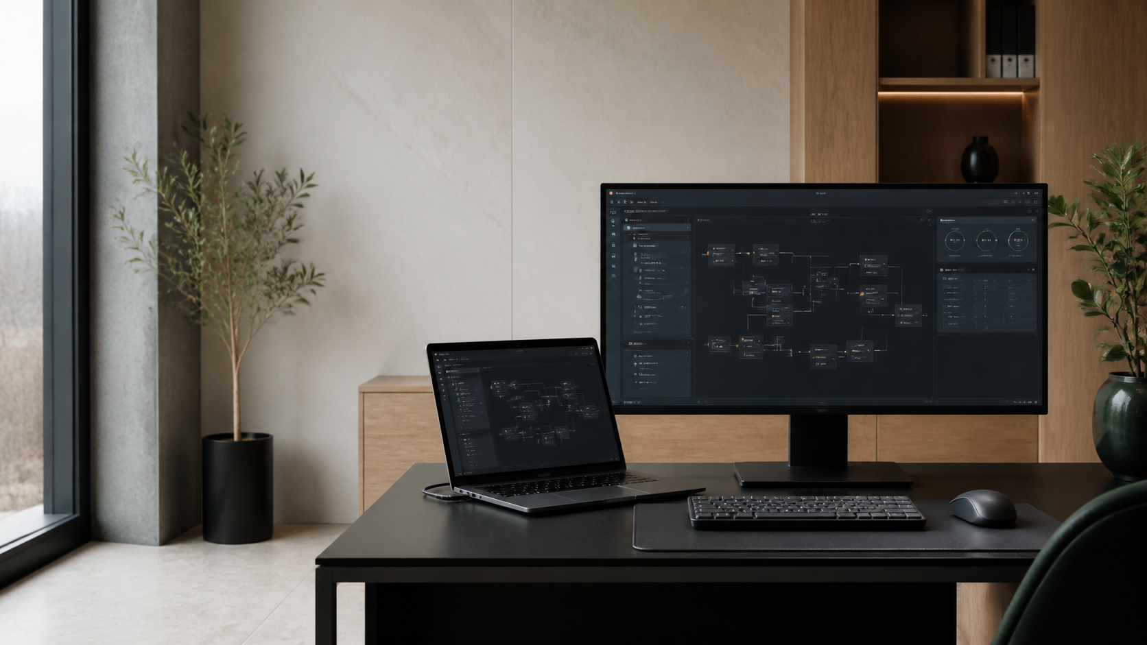 Representatieve premium werkstudio voor automation en softwareontwikkeling